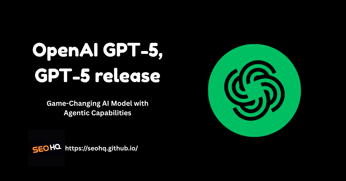 OpenAI GPT-5 interface showing agentic workflow, real-time web access, and multimodal output with code generation and reasoning chains